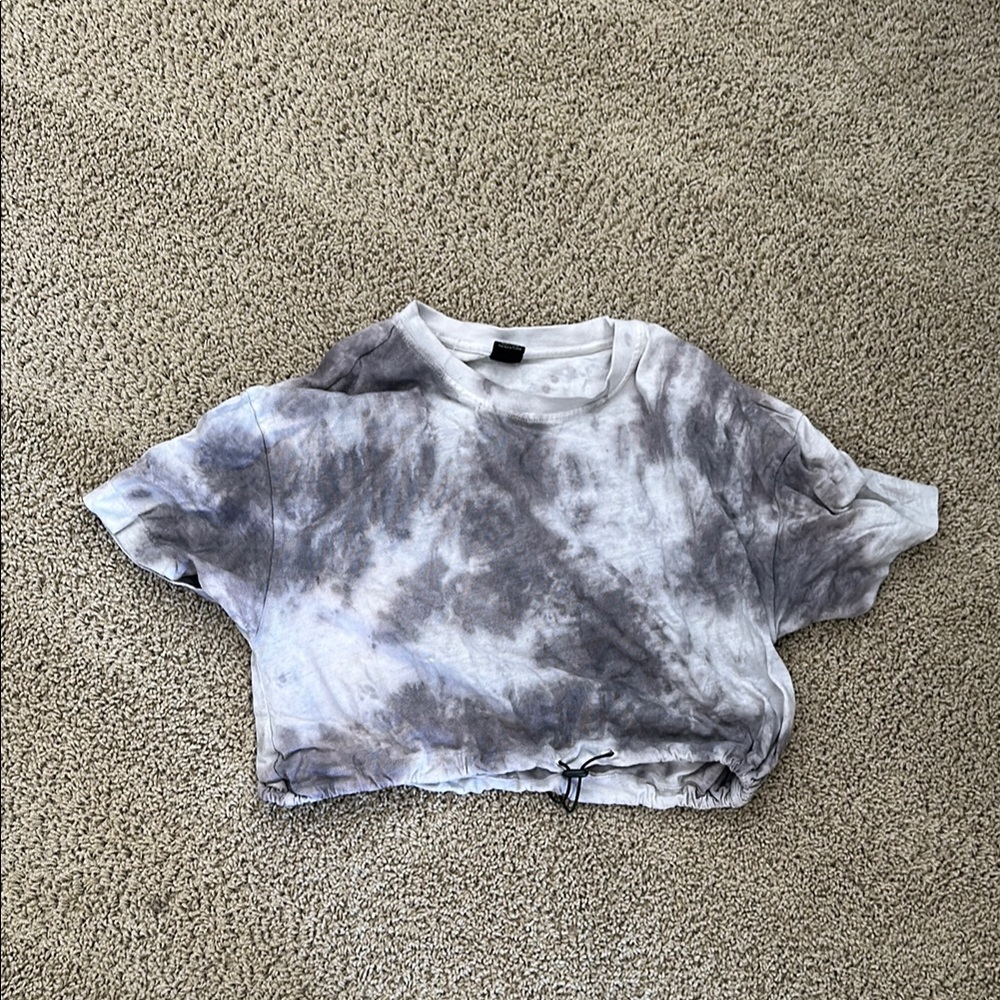 Tie-Dye Cropped T-Shirt